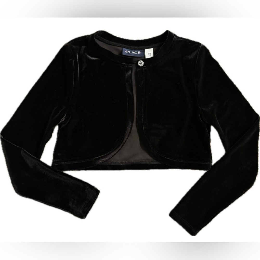 The Children's Place | Girls Velour Shrug - Black
Size: MED 7/8